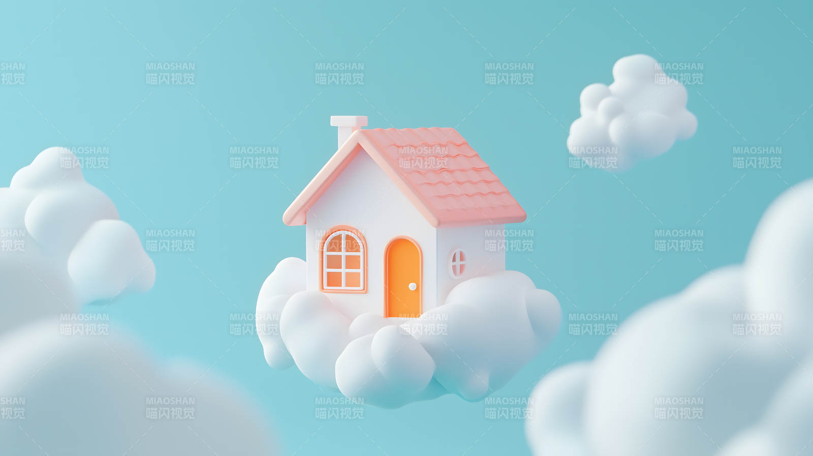 云端之上的梦想小屋图片