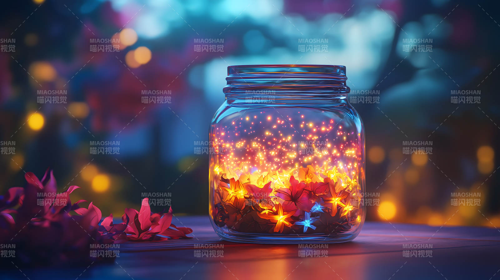 星光瓶里的梦幻世界图片