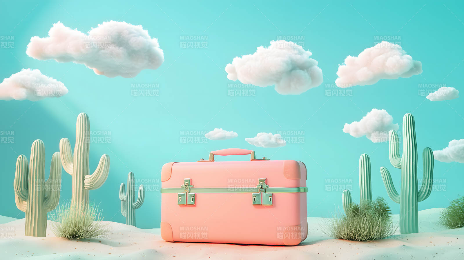 梦幻仙人掌旅行图片