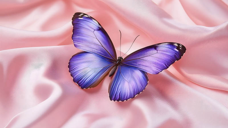 优雅蝴蝶的轻柔之舞图片