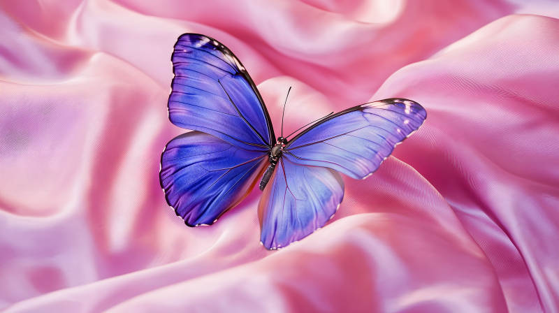 优雅蝴蝶的轻柔之舞图片