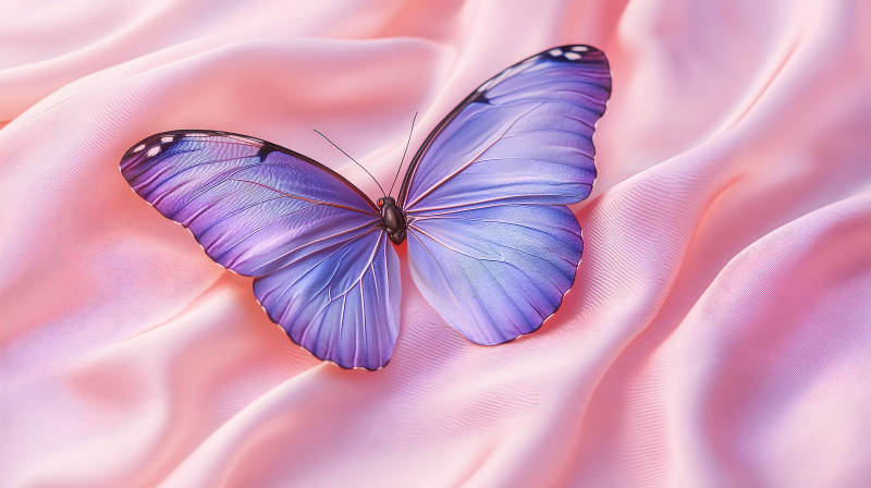 优雅蝴蝶的轻柔之舞图片