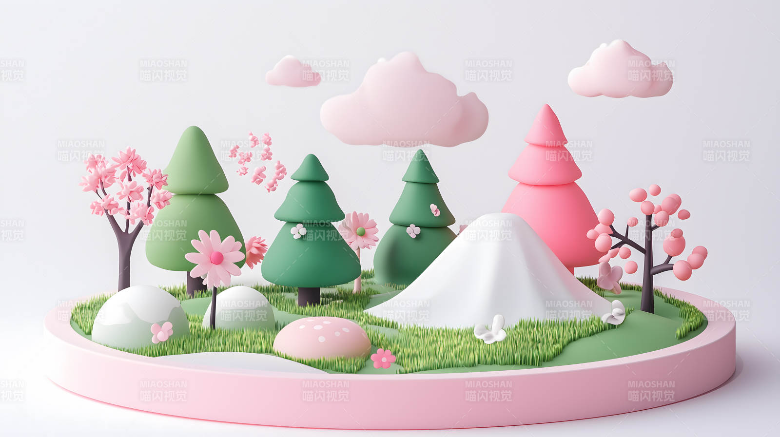 童话世界的迷你花园图片