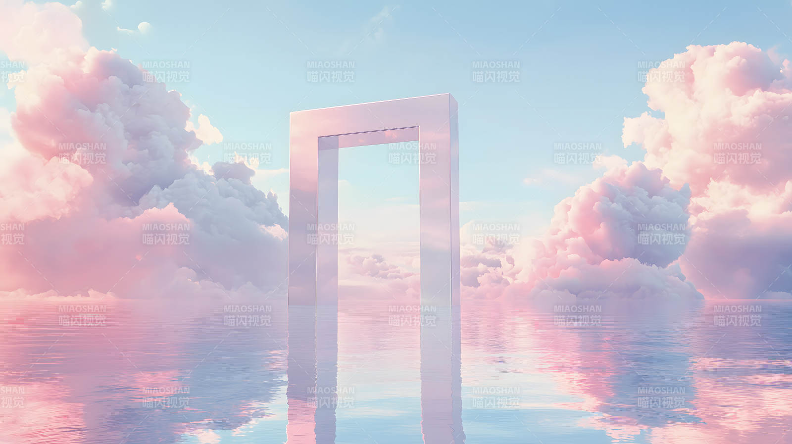 通往梦境的霓虹之门图片