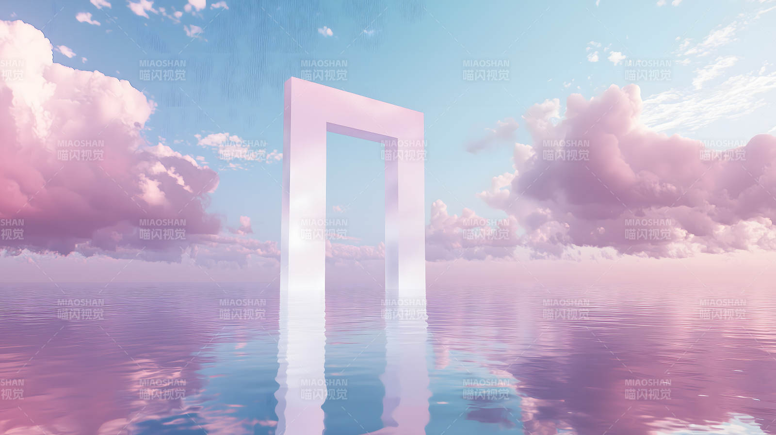 通往梦境的霓虹之门图片