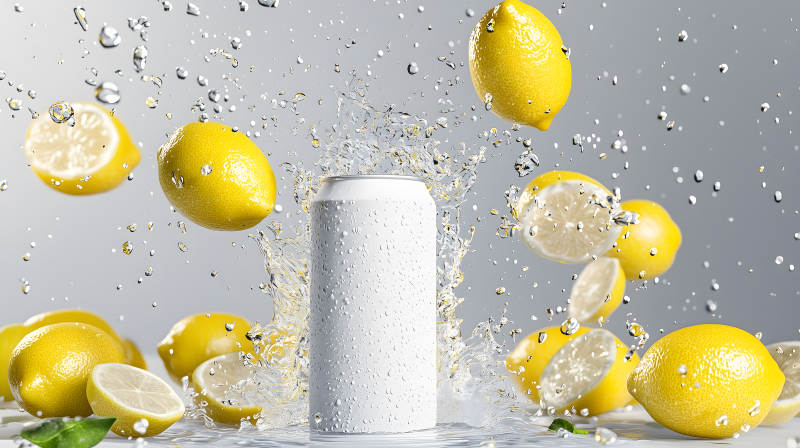 柠檬汽水的清爽一夏图片