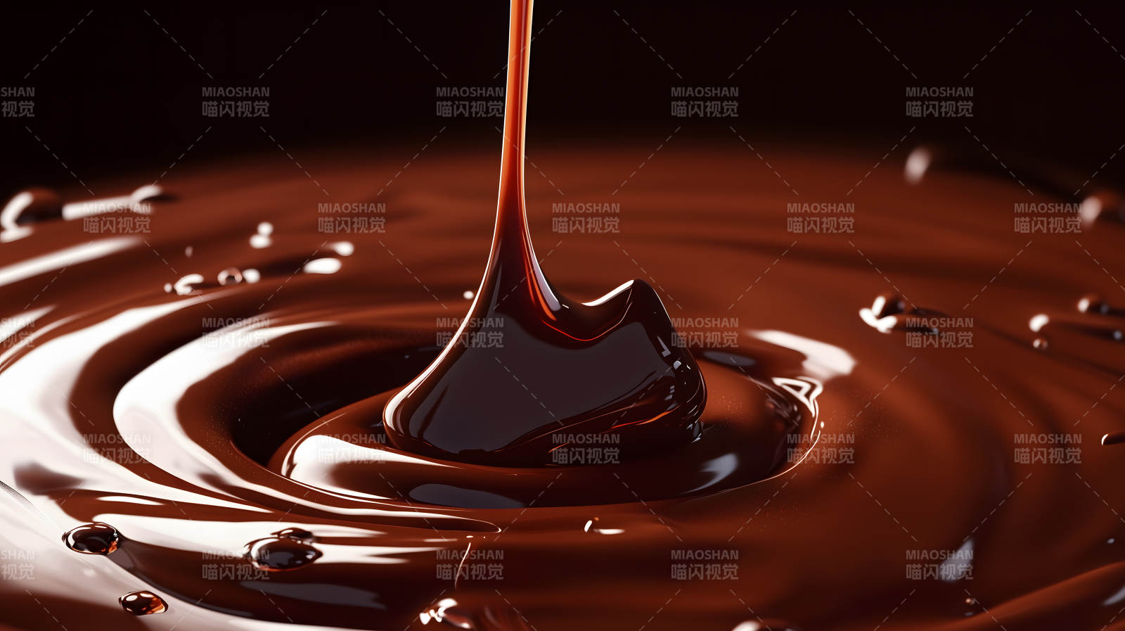 丝滑浓醇的巧克力诱惑图片