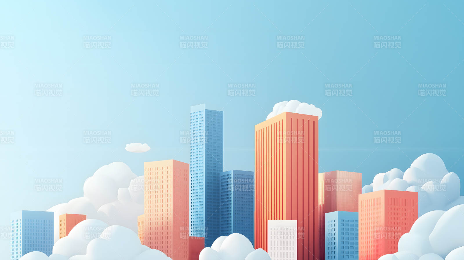 天空之上的梦想都市图片