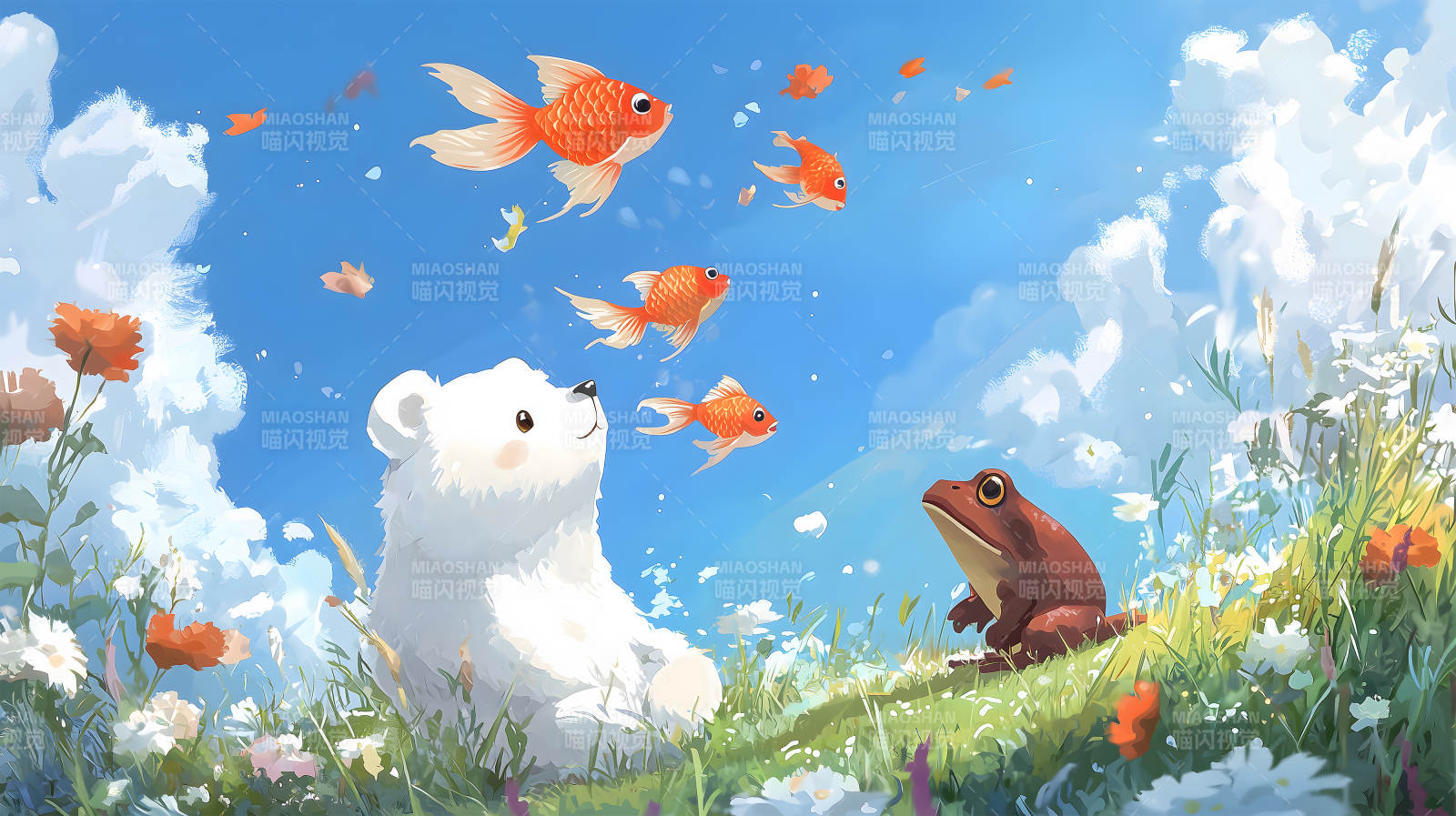 童话世界的奇妙相遇图片