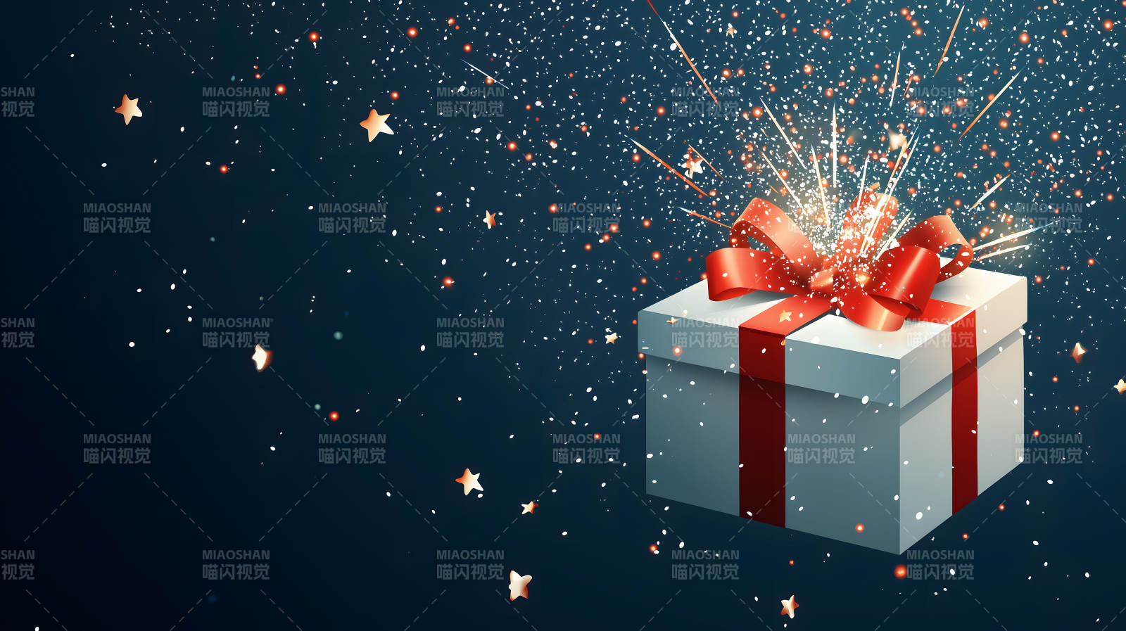 礼花飞舞的惊喜时刻图片