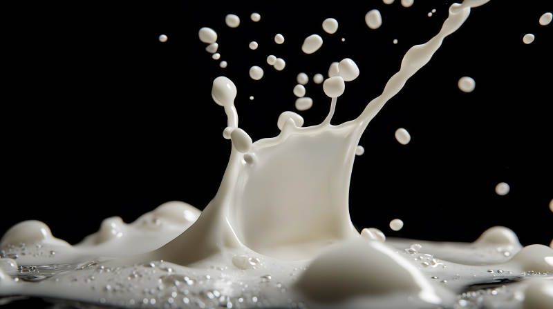 牛奶飞溅的瞬间艺术图片