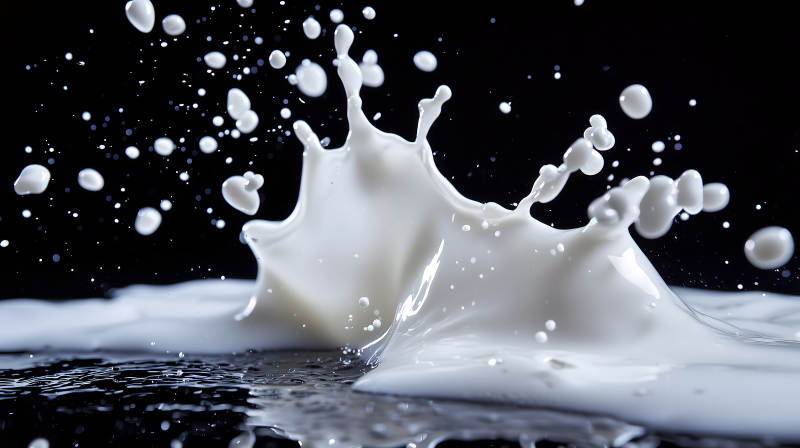 牛奶飞溅的瞬间艺术图片