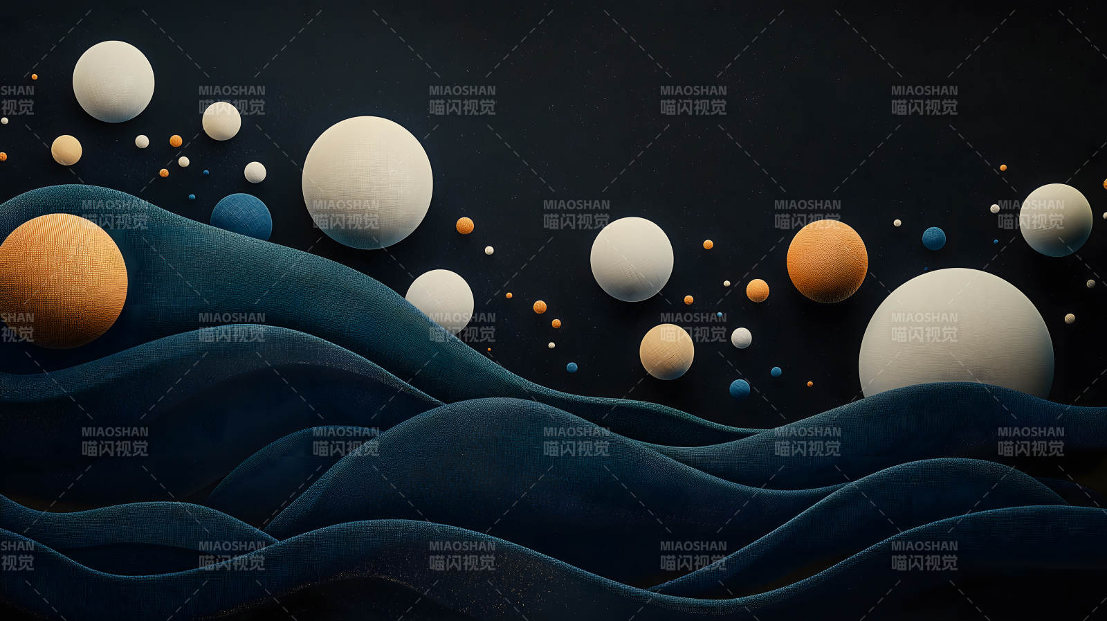 律动空间中的色彩圆舞图片