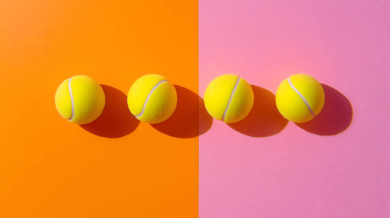 活力四射的网球运动图片