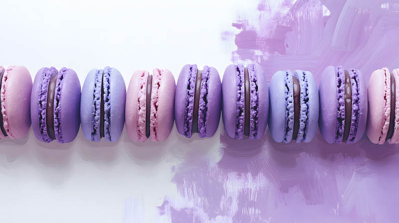 马卡龙的甜蜜絮语图片