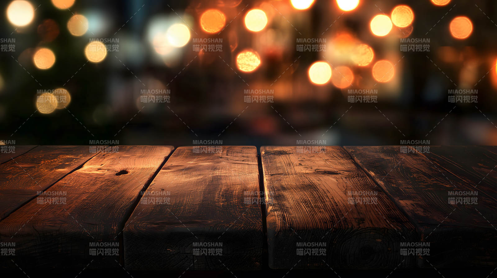 咖啡厅的木质桌面一角图片