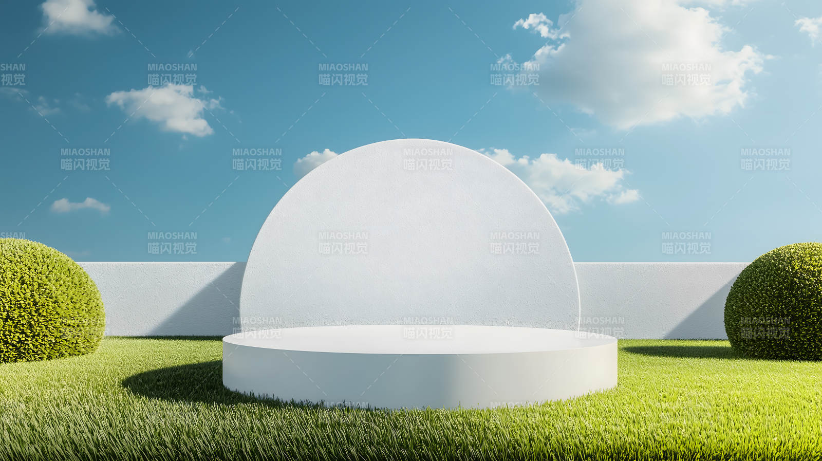 极简主义的自然舞台图片