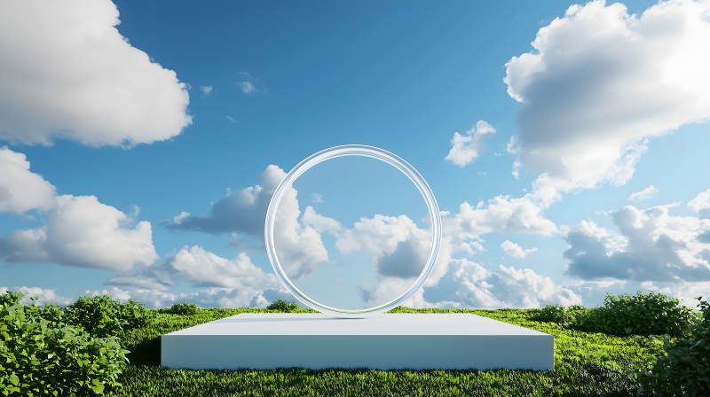 绿野仙境中的几何之美图片