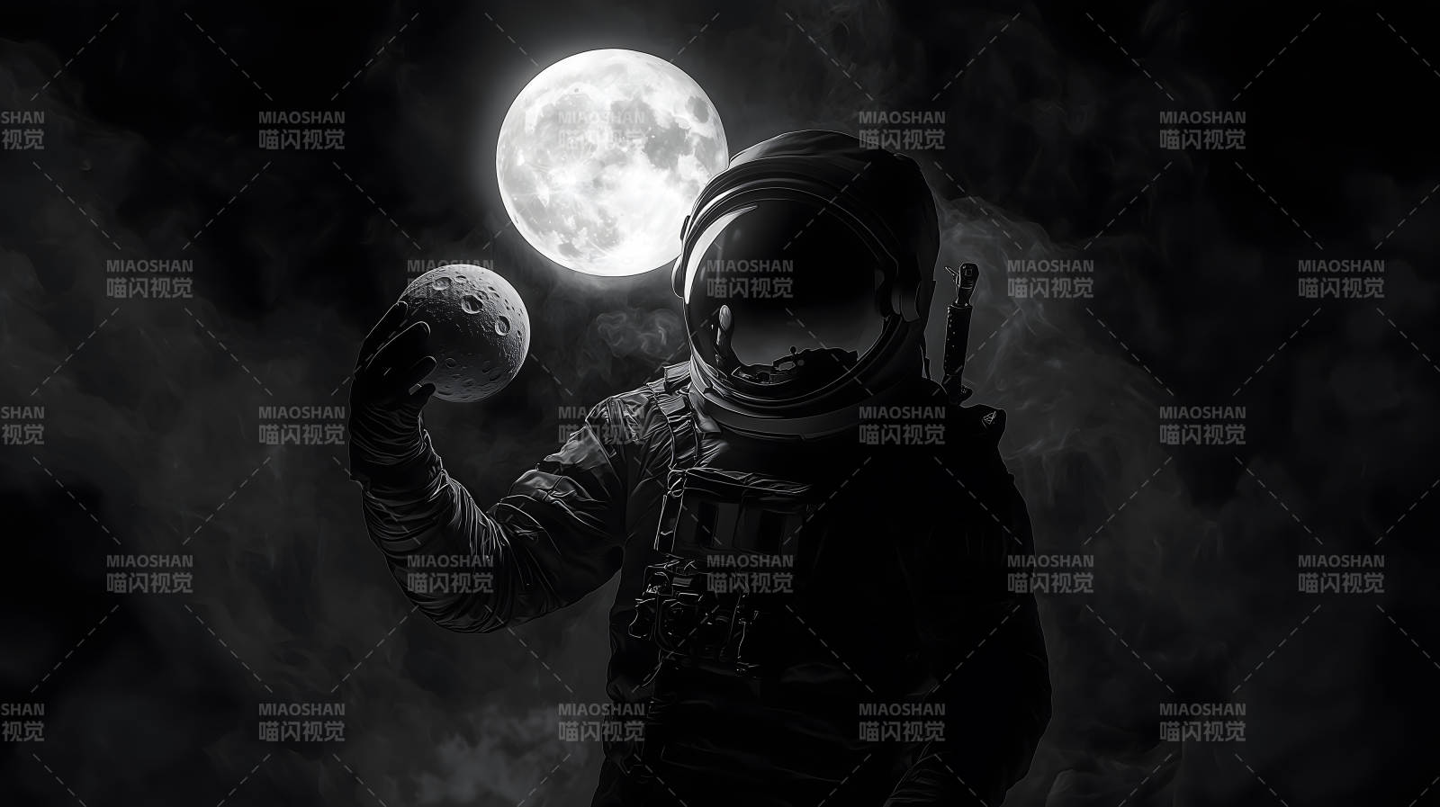 宇航员的月球之梦图片