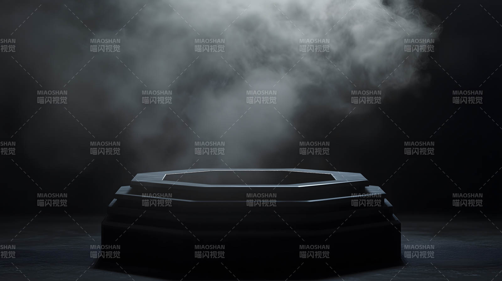 神秘舞台的聚光灯图片