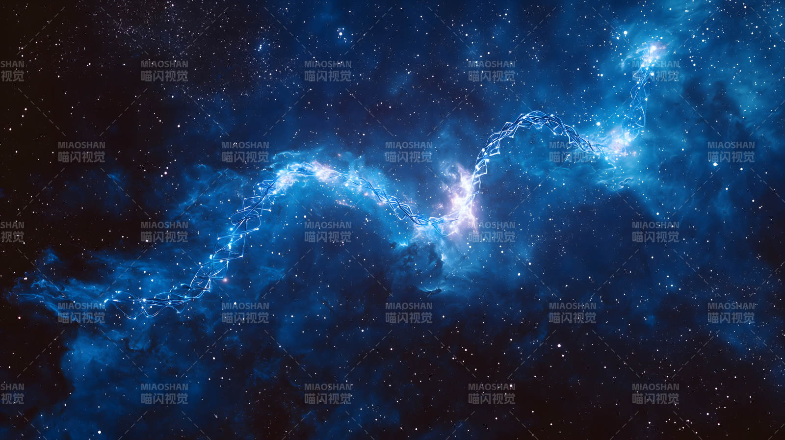 星云深处的璀璨光芒图片