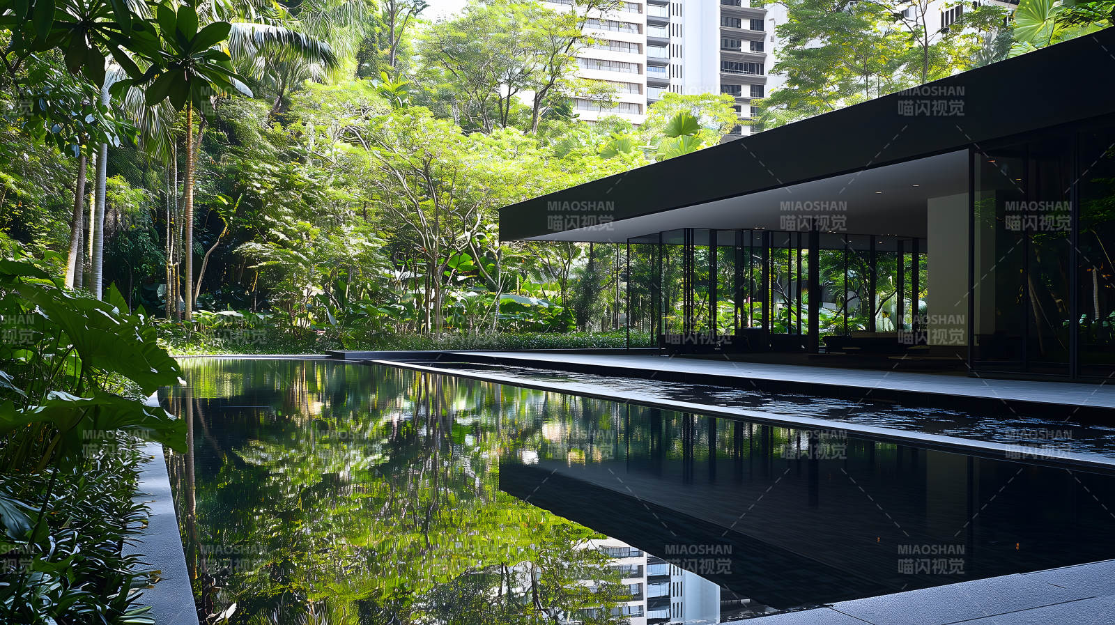 极简主义的自然居所图片