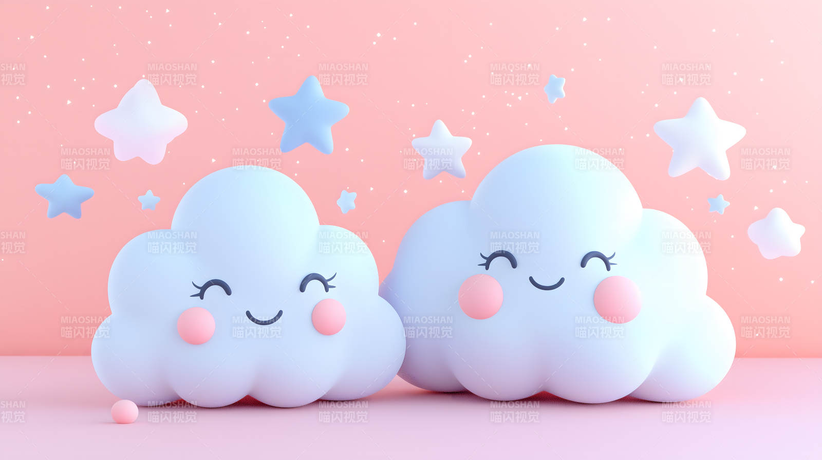 云朵的甜蜜梦境图片