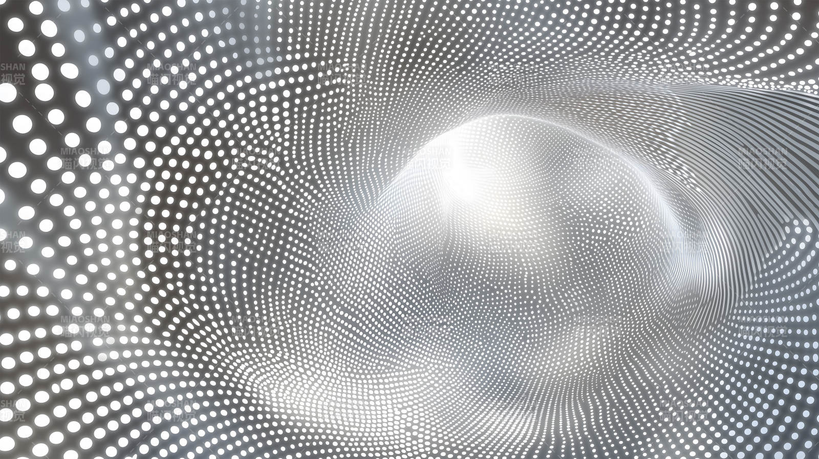 光点编织的梦幻时空隧道图片