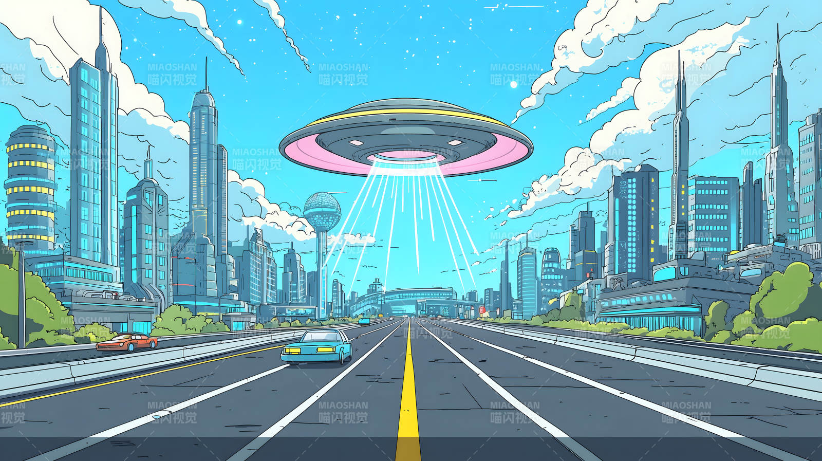 都市外星幻景图片