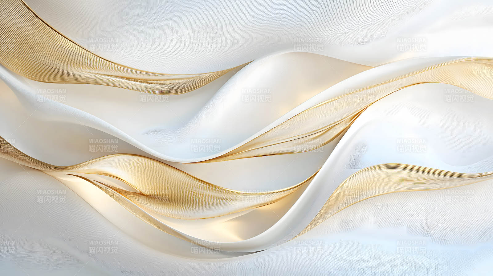 金白流动线条图片