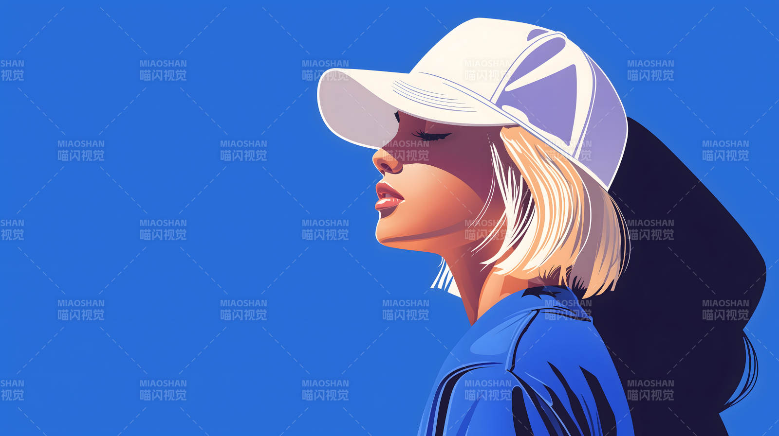 自信女性肖像图片