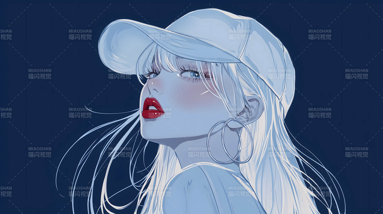 自信女性肖像图片