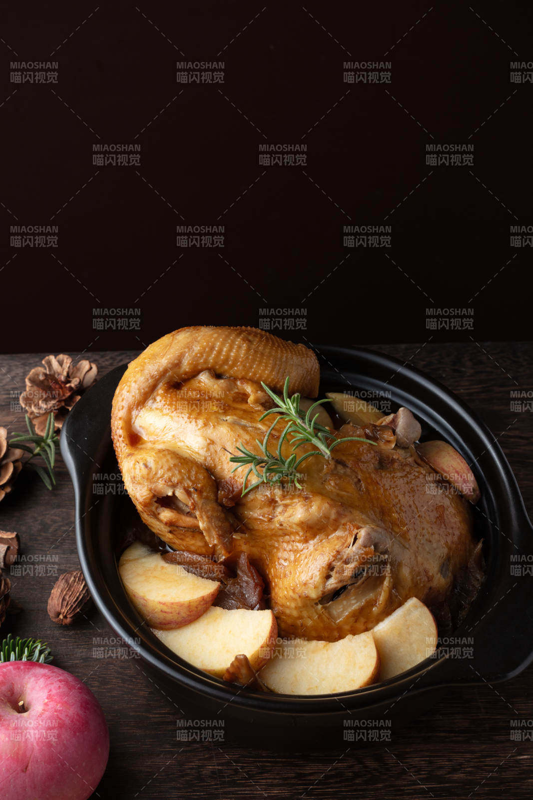 苹果焗鸡图片