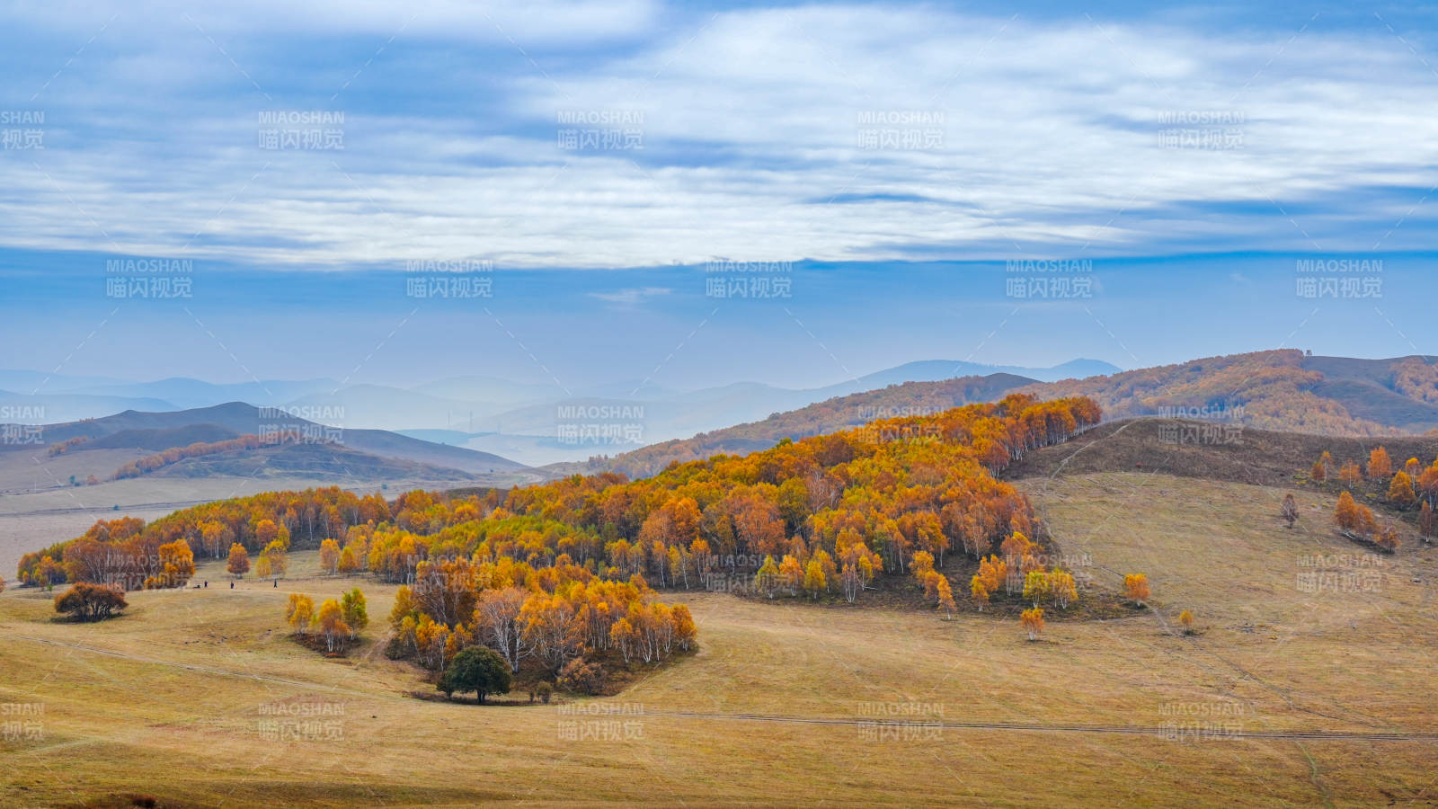 乌兰布统秋日山野风光图片