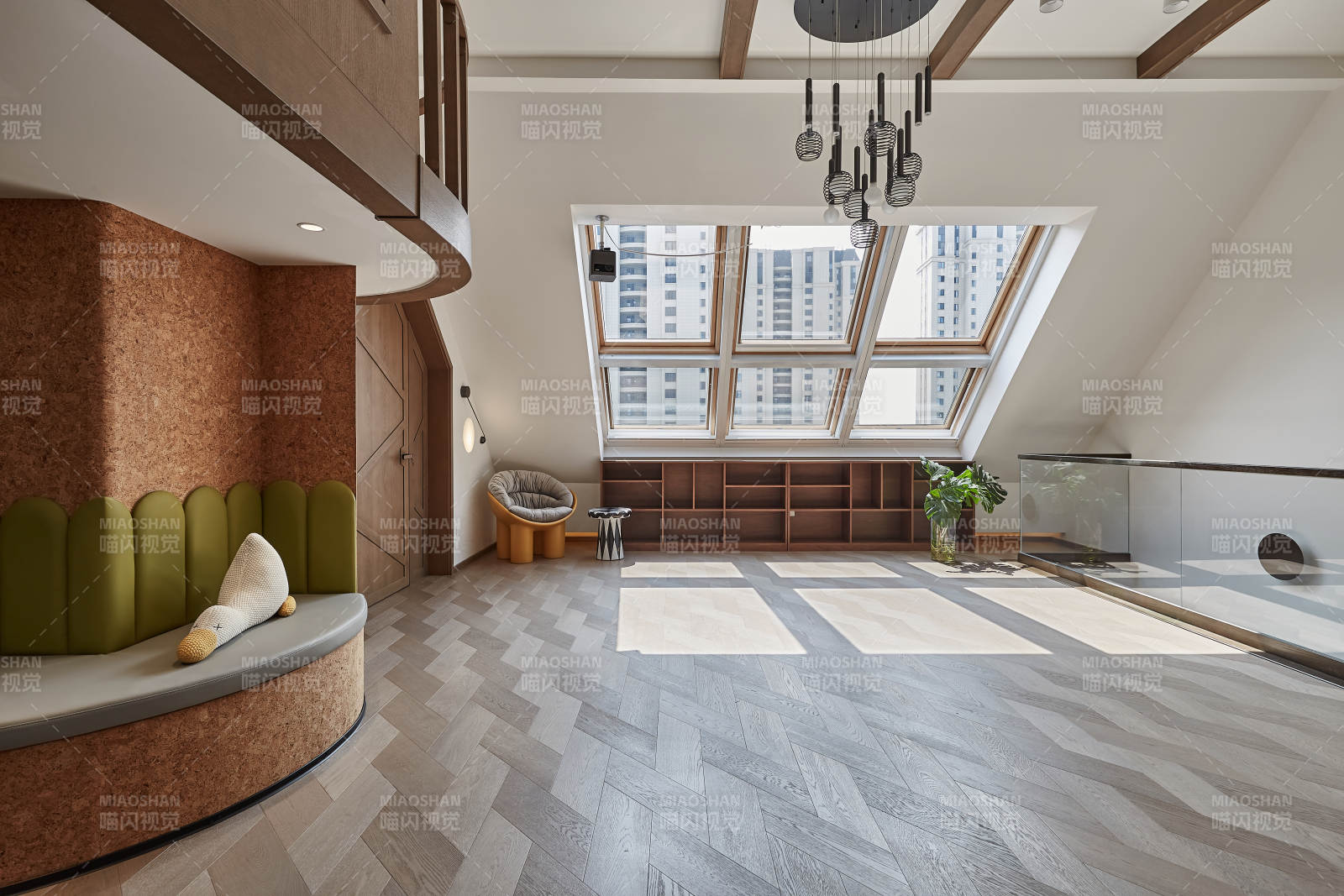 现代阁楼客厅设计图片