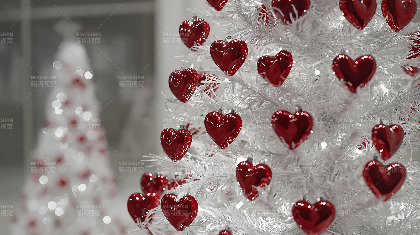 爱心点缀的冬日暖意图片