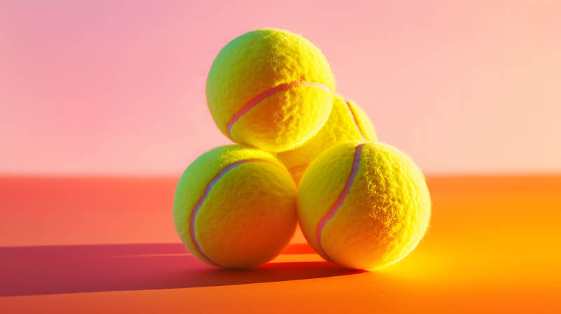 活力四射的网球运动图片