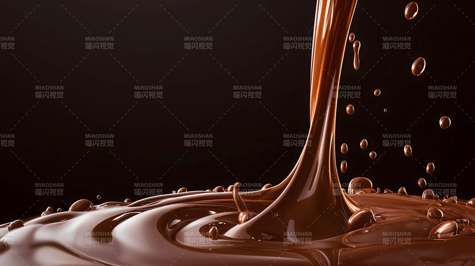 丝滑浓醇的巧克力诱惑图片