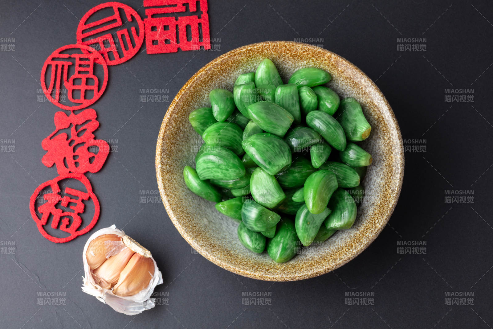 腊八节腊八蒜福字饰图片