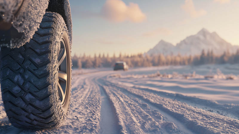 雪地里的冬胎图片