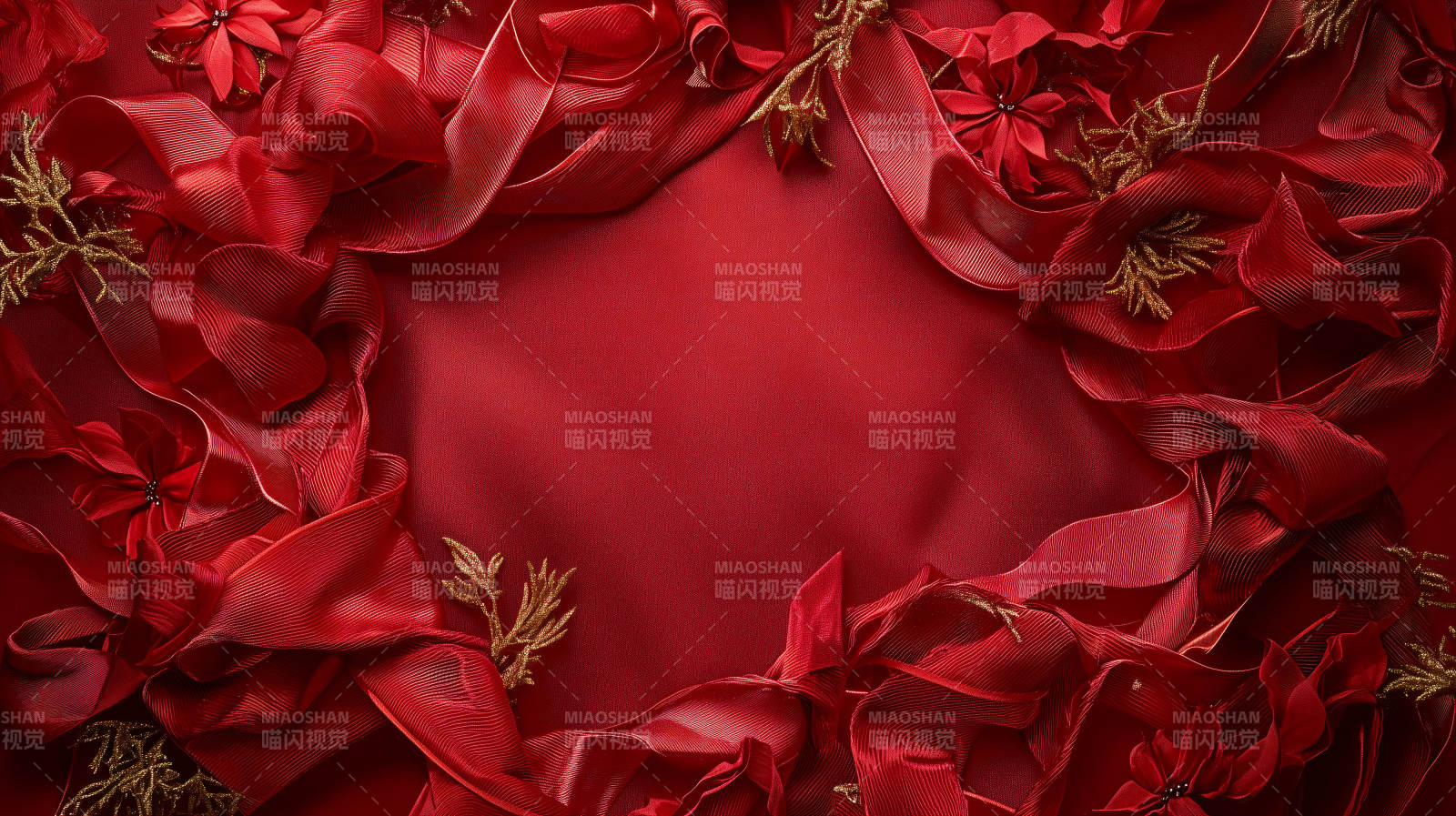 节日盛装的丝绒质感图片