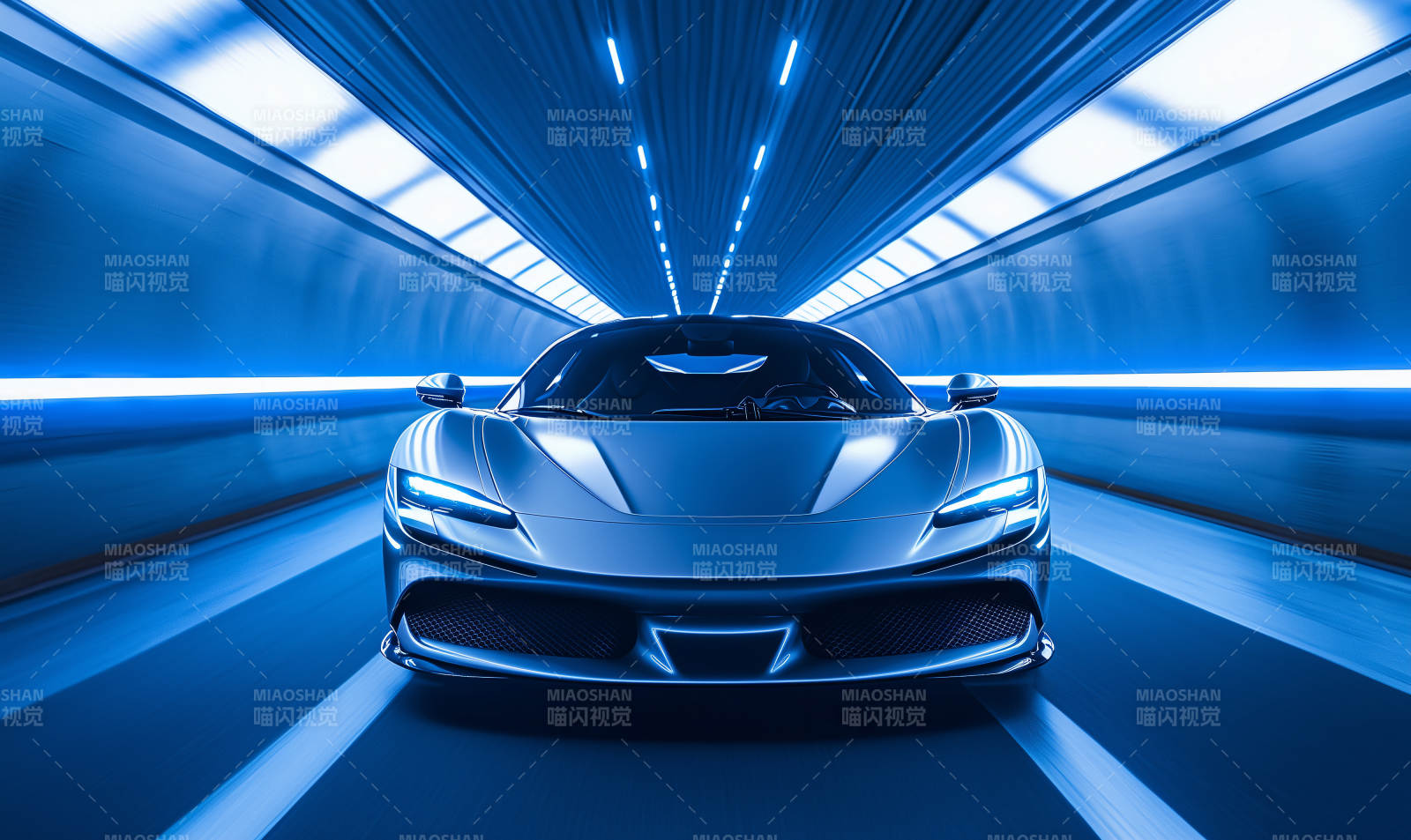 跑车超跑银色图片