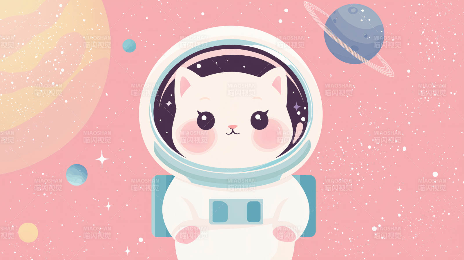 太空猫咪宇航员图片