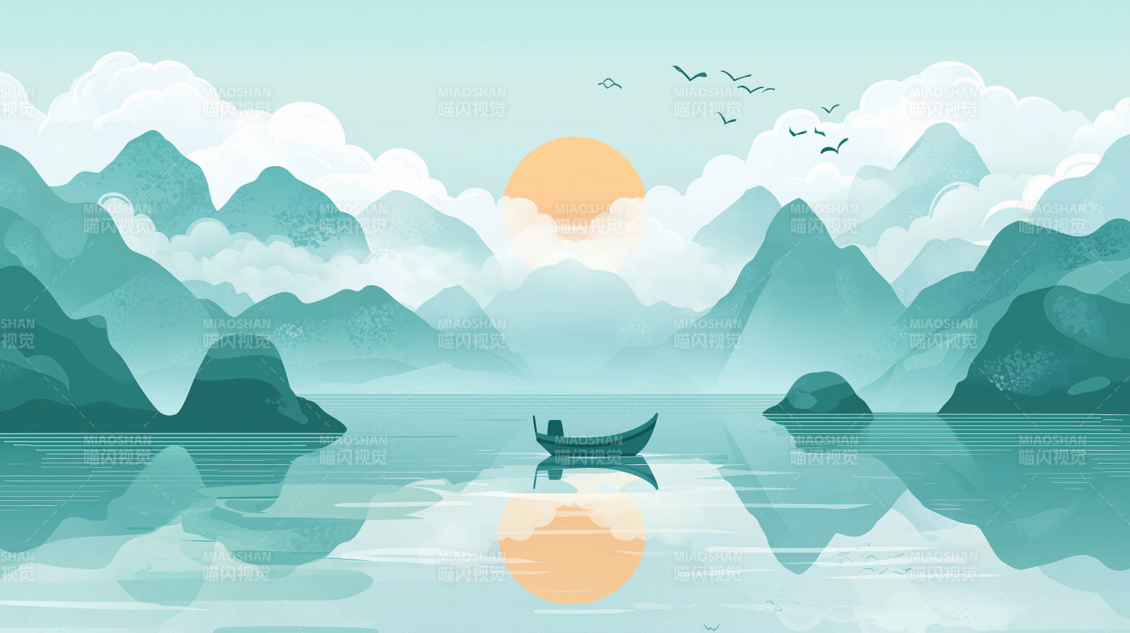 孤帆远影碧空尽图片