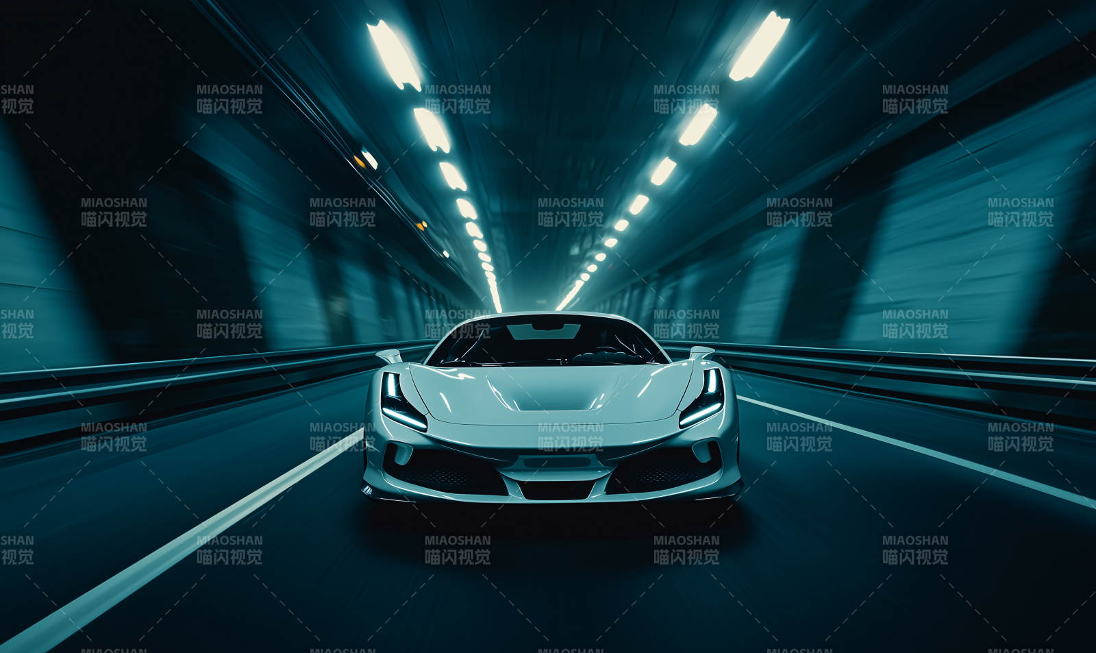 跑车超跑银色图片