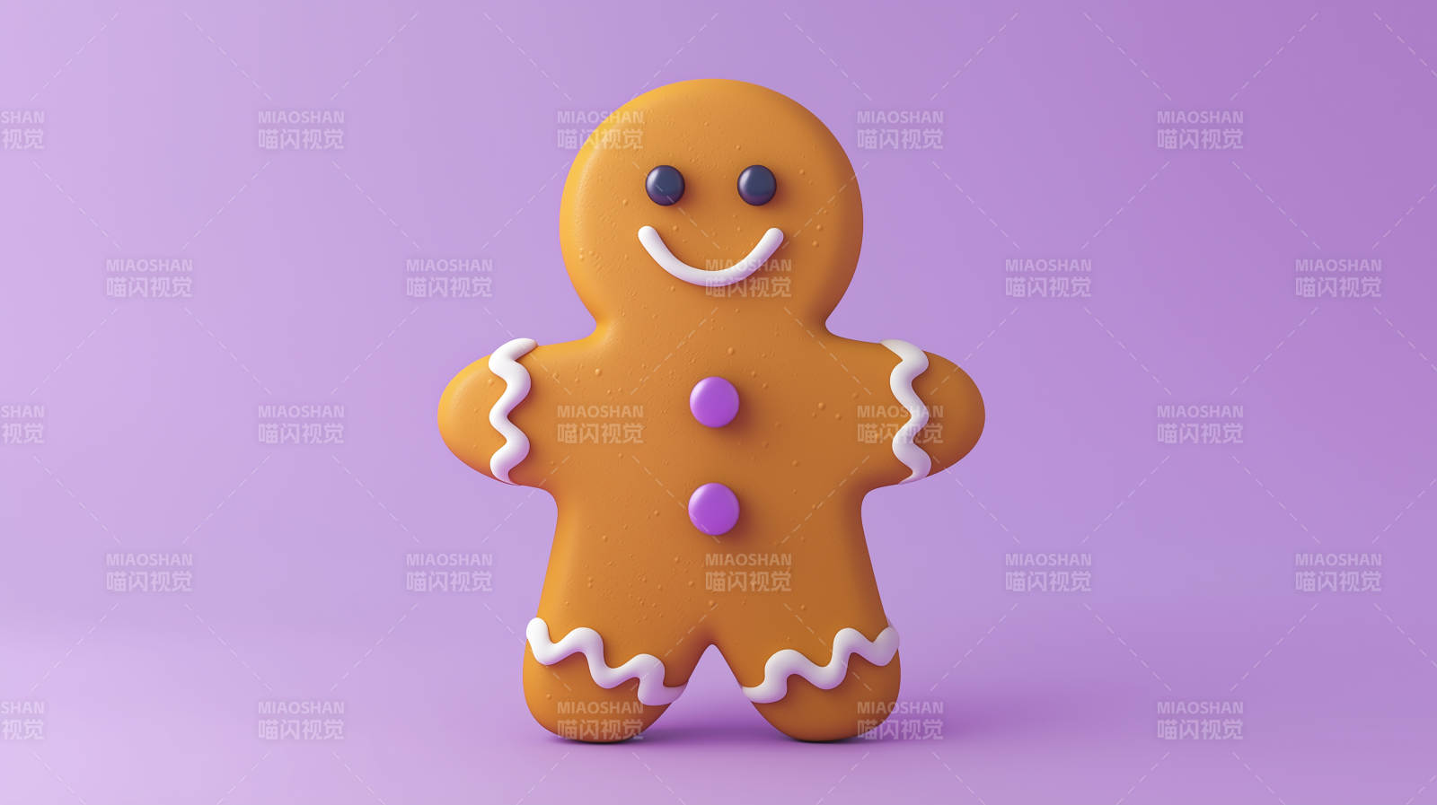 圣诞姜饼人图片