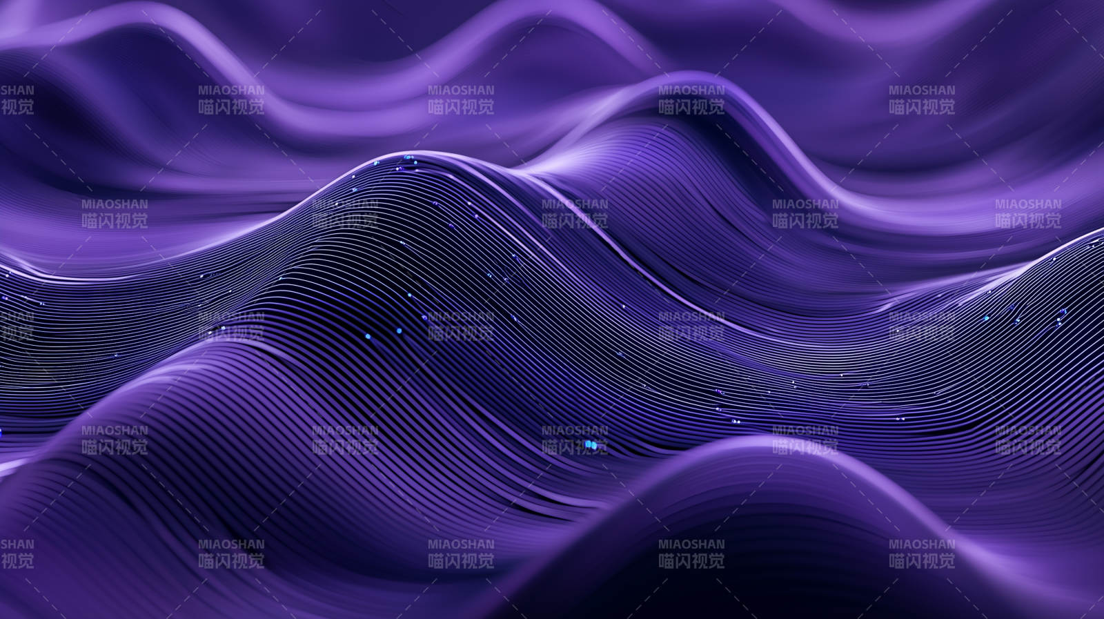 粒子流光梦幻光波图片