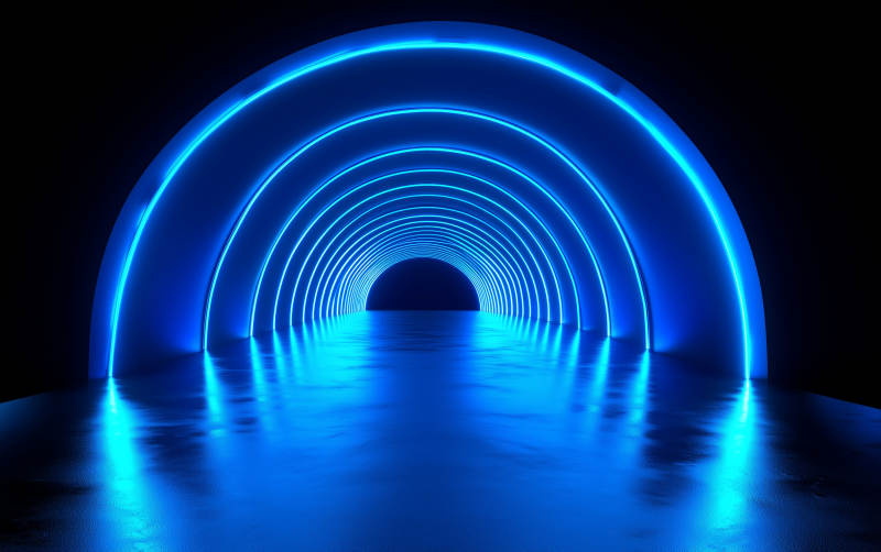 未来科技感光影通道图片