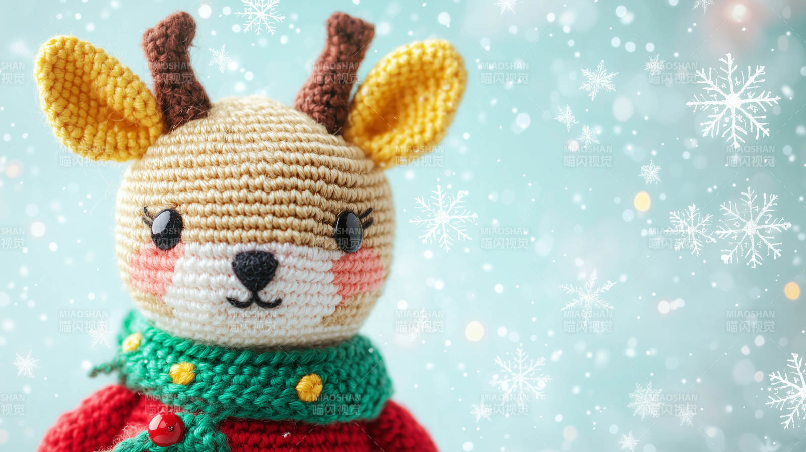 圣诞驯鹿毛绒玩具图片