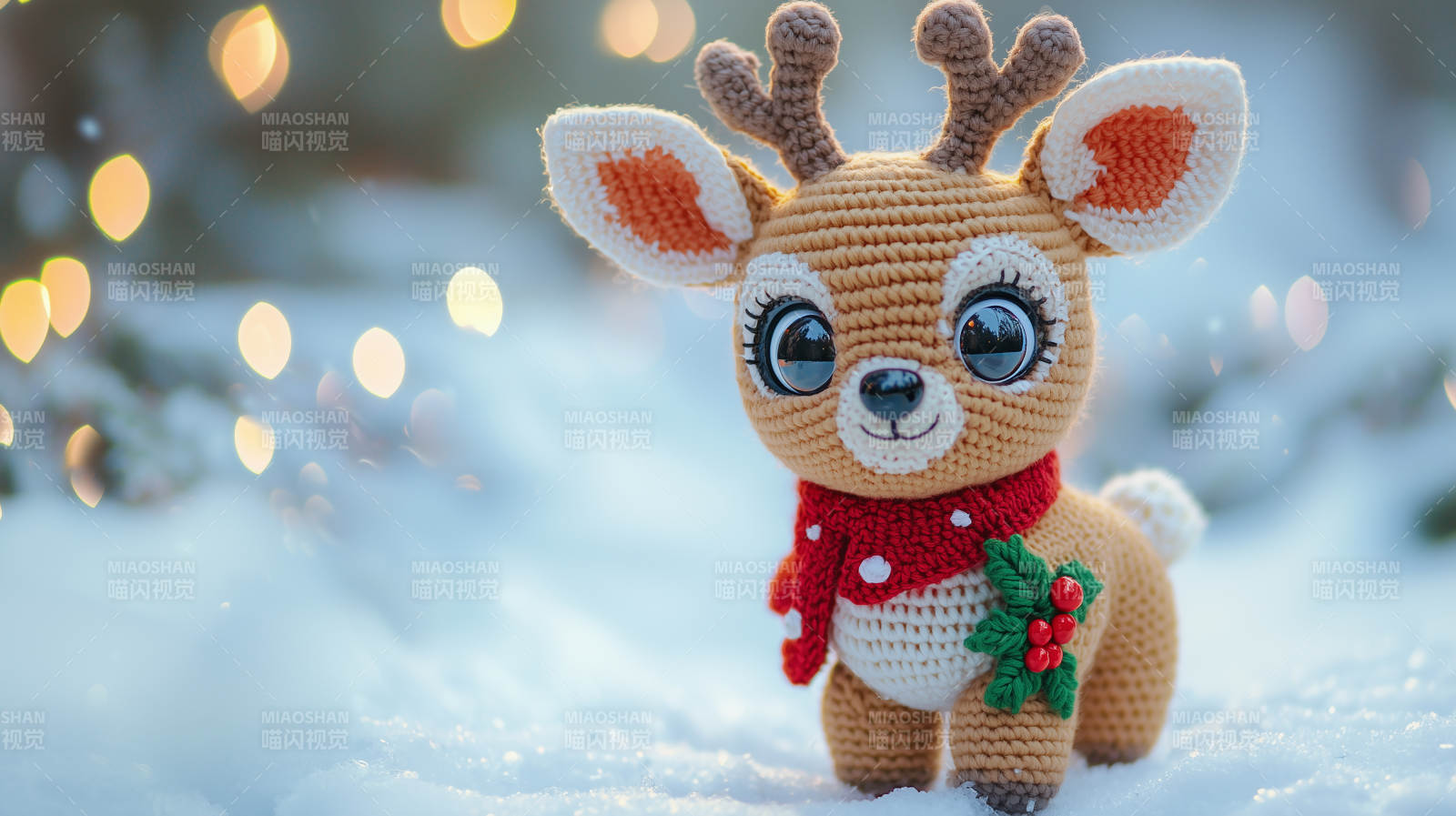 圣诞驯鹿毛绒玩具图片